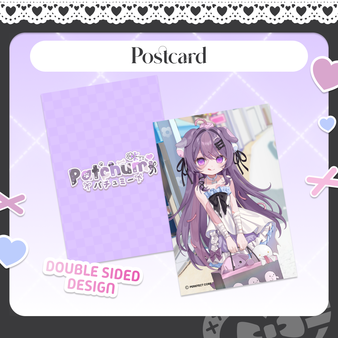 Patchumi Debut Postcard