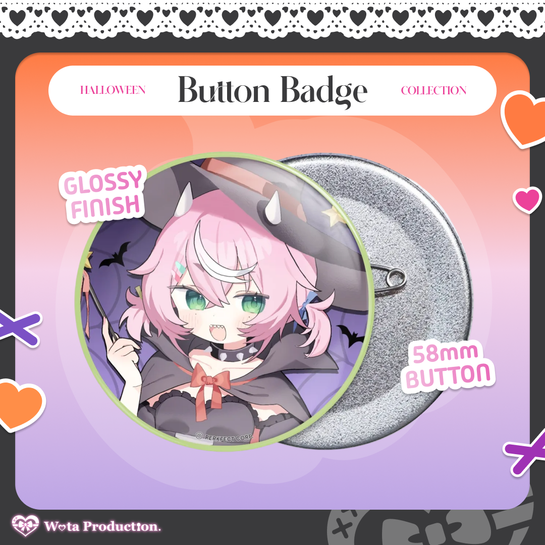 Nowi Kaijumaru Halloween Pin Badge