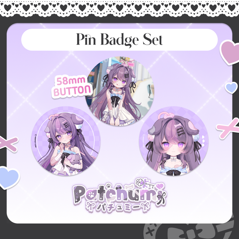 Patchumi Debut Pin Badge Collection