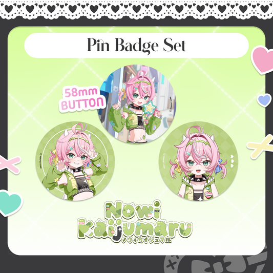 Nowi Debut Pin Badge Collection